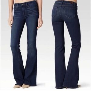 Paige High Rise Bell Canyon Flare Jeans Nottingham Wash size 25